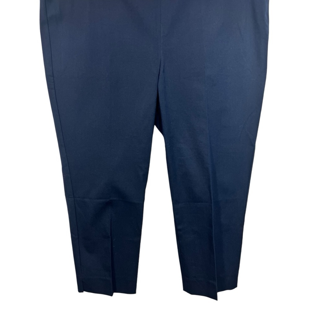 NWT Talbots Chatham Crop Pants Navy 14 - Picture 10 of 13